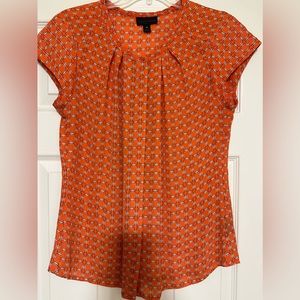 Worthington Women’s Flutter Patterned Blouse
